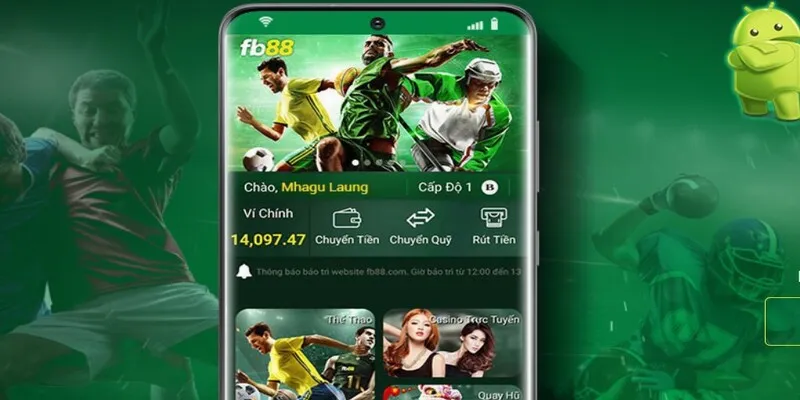 Trải nghiệm dịch vụ siêu mượt trên app FB88